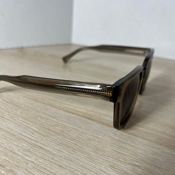 RAEN West Ghost Sunglasses Translucent Brown 55-19-145 Gray Lenses - Picture 3 of 15